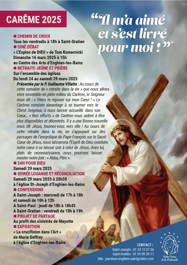 Programme du Carême