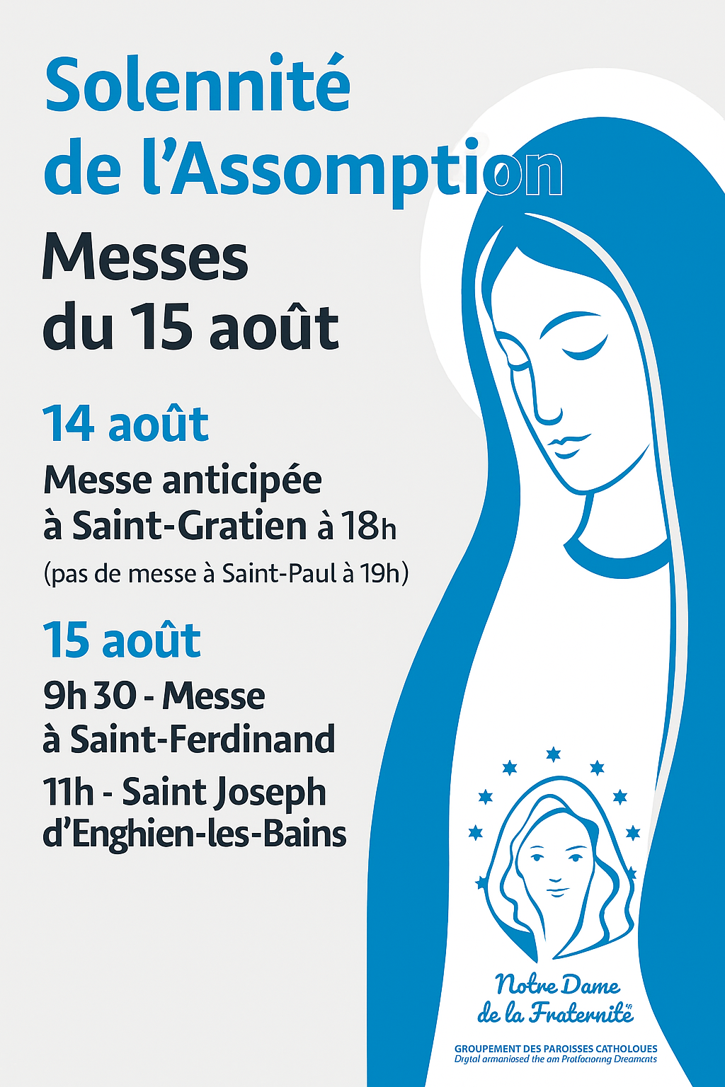 Solennité de l'Assomption de la Vierge Marie 