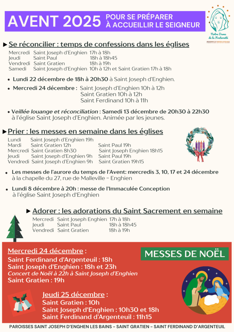 Avent et Noël 2025