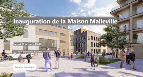 Inauguration de la Maison Malleville
