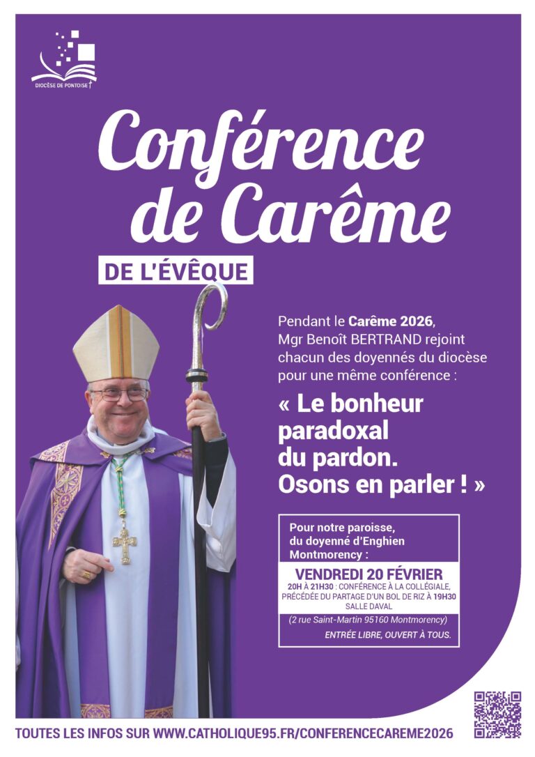 Conférence de carême de l'Evêque : vendredi 20 février