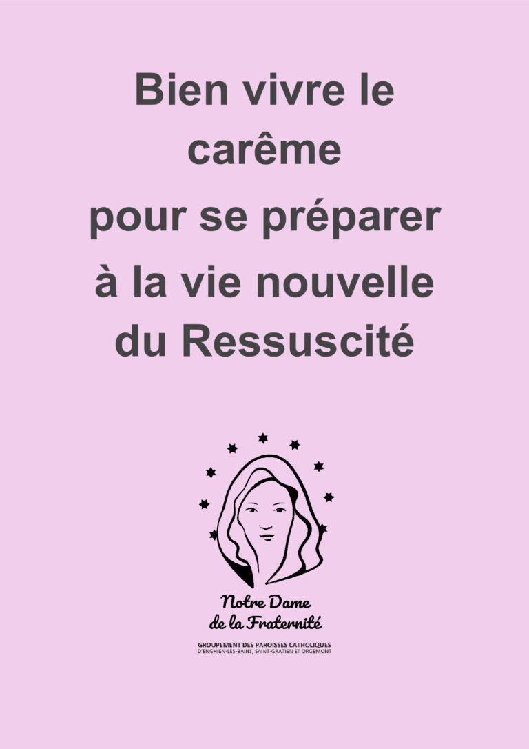 Petit livret d'introduction au carême