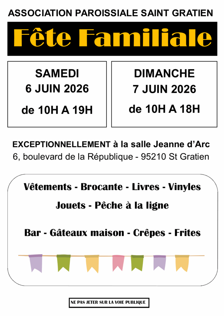 Fête familiale à Saint Gratien