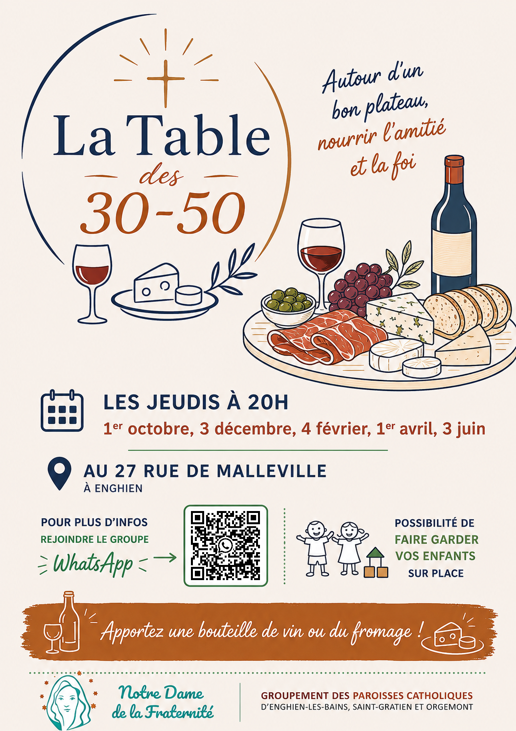 Des soirées pour les 30-50 ans